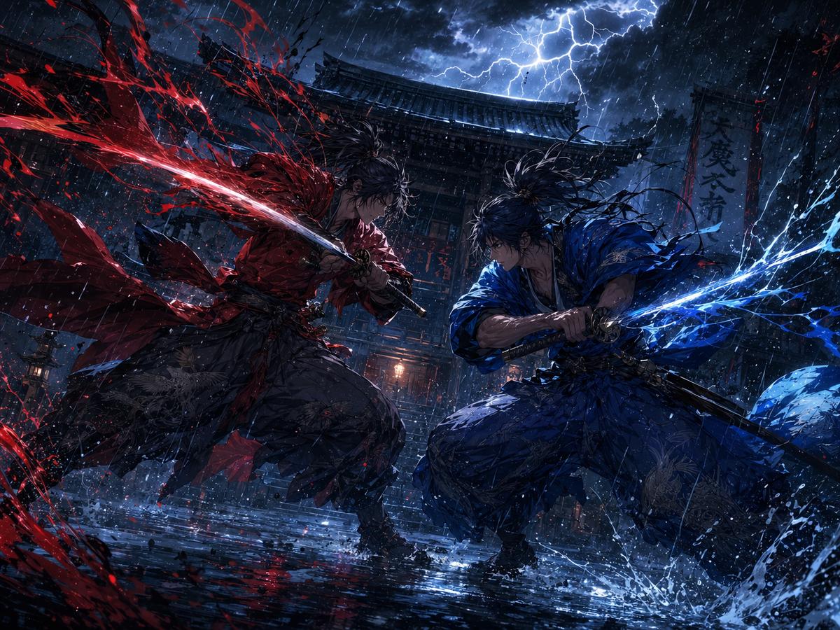海角视频动漫-《雨夜双剑录》决战篇